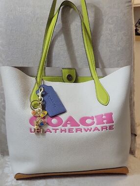 COACH KIA COLORBLOCK TOTE